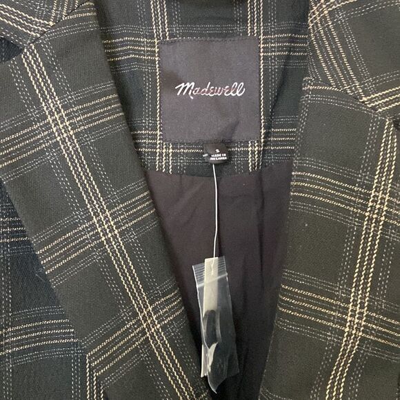 Madewell The Caldwell Double-Breasted Blazer in Seaton Plaid - Picture 8 of 8